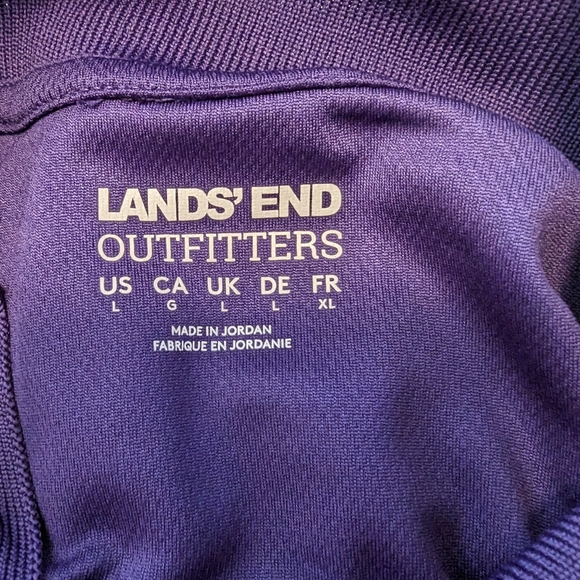 NWOT- Lands' End Ladies Golf/Tennis Shirt- Size Large - Picture 2 of 6